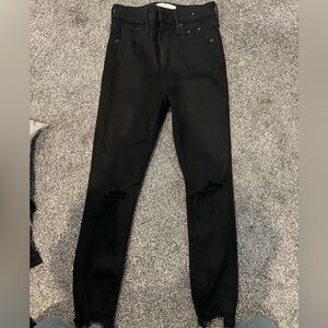 Abercrombie and Fitch super skinny ankle high-rise 25 /0 extra short